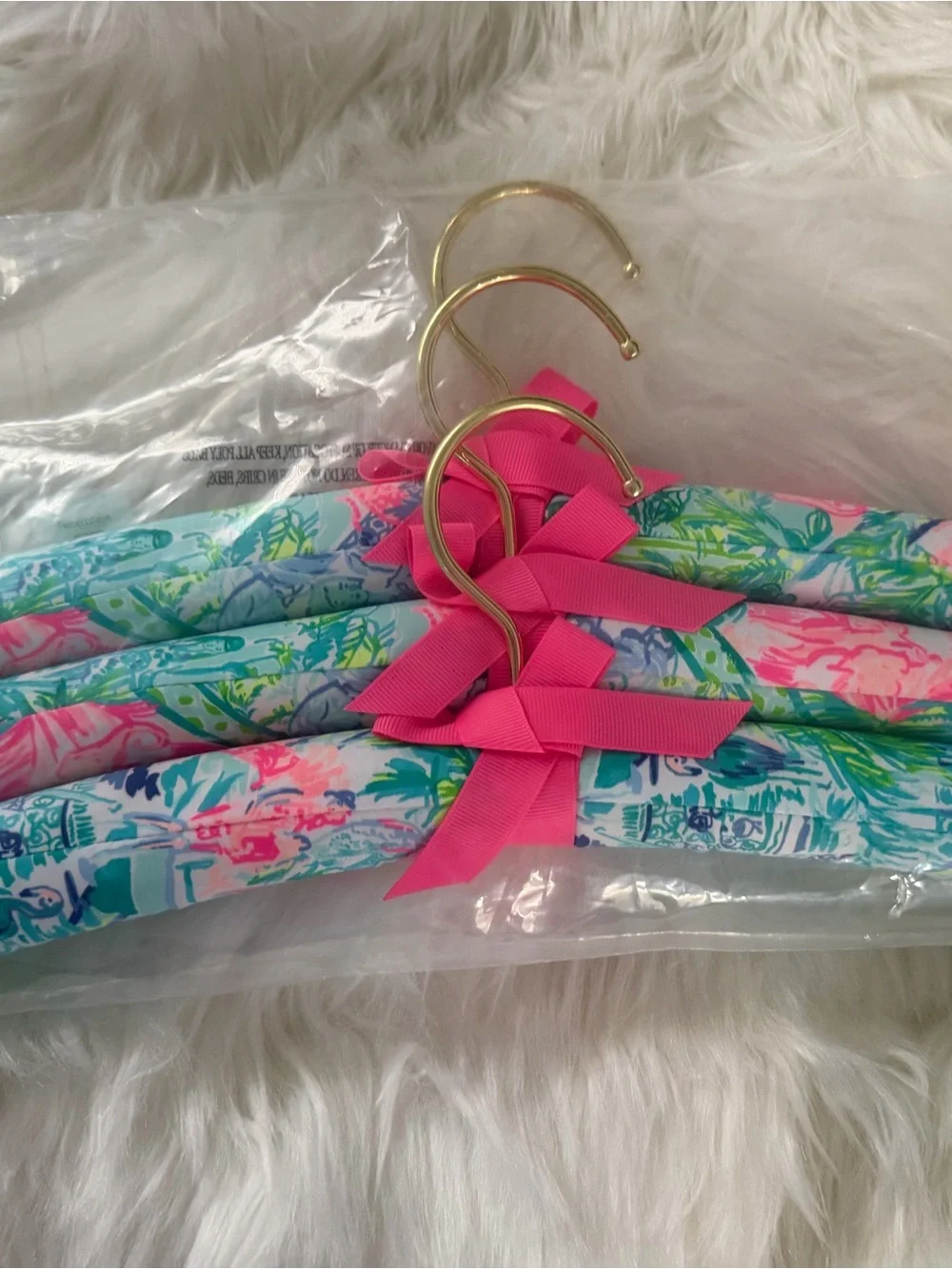 Lilly Pulitzer  Padded Hangers set in Bohemian Queen